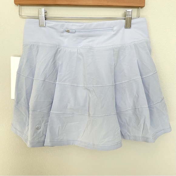 Lululemon Pace Rival Mid-Rise Skirt *Long Pastel Blue Size 4 - Picture 2 of 10